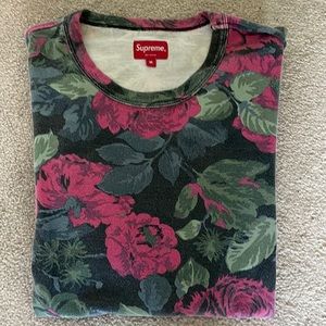 Mens Supreme floral shirt